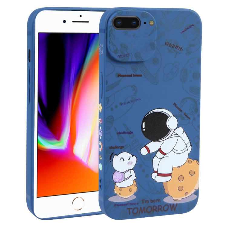 Astronaut Pattern Frosted TPU Phone Case, For iPhone XS / X, For iPhone XR, For iPhone XS Max, For iPhone 8 Plus / 7 Plus