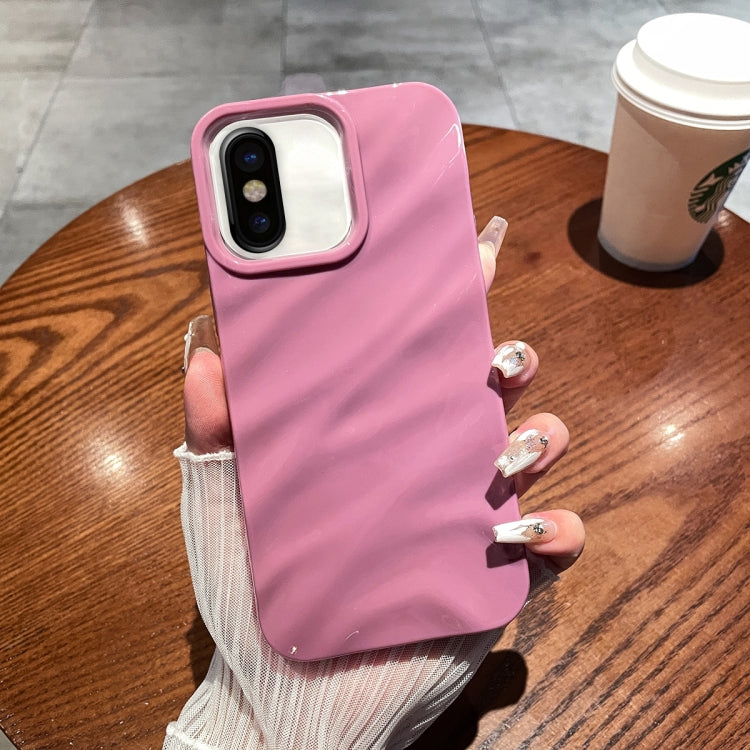 Solid Color Wave Texture TPU Phone Case, For iPhone 11, For iPhone X / XS, For iPhone XR, For iPhone XS Max