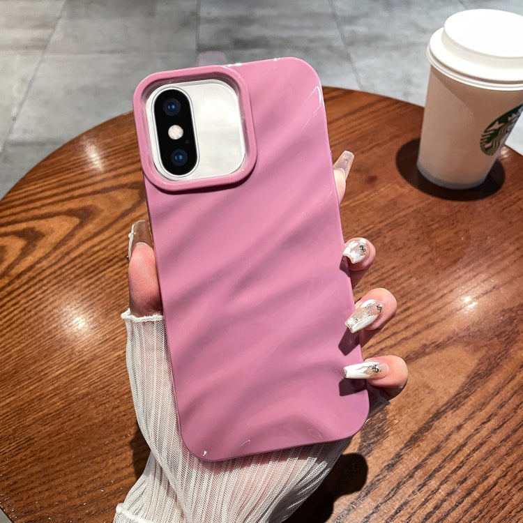 Solid Color Wave Texture TPU Phone Case, For iPhone 11, For iPhone X / XS, For iPhone XR, For iPhone XS Max