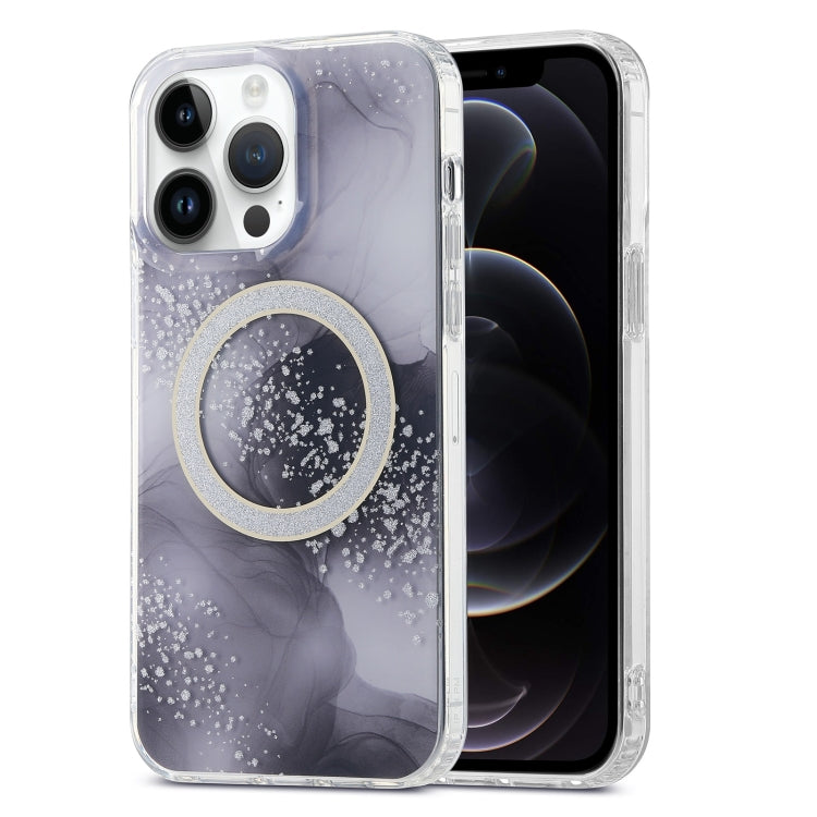 جراب هاتف IMD Marble Magsafe مزدوج الجوانب، لهاتف iPhone 12 Pro
