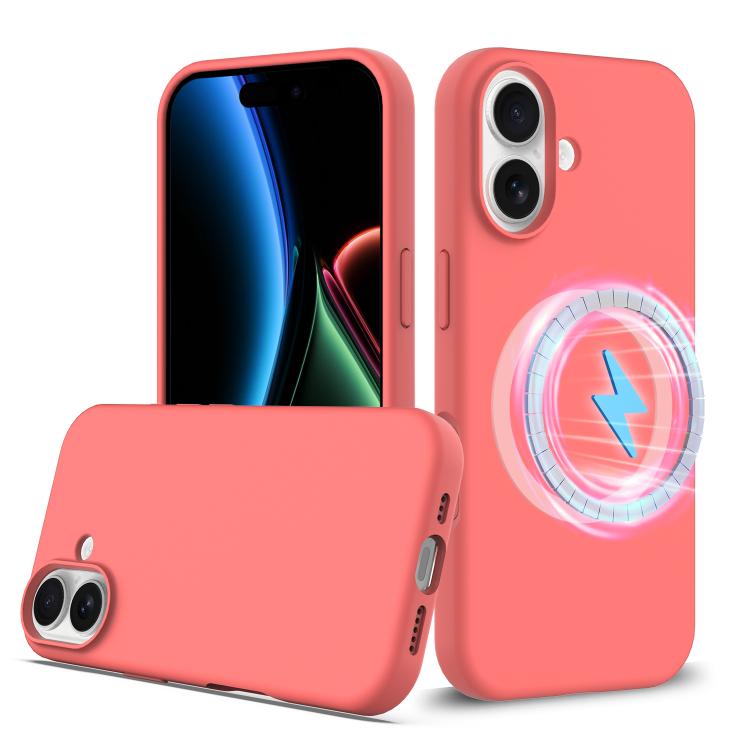 جراب هاتف ماج سيف من السيليكون المقاوم للصدمات، مناسب لأجهزة iPhone 16e وiPhone 16 Pro Max وiPhone 16 Pro وiPhone 16 Plus وiPhone 16