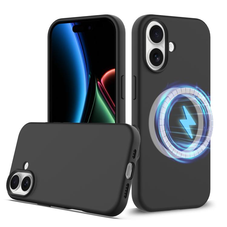 جراب هاتف ماج سيف من السيليكون المقاوم للصدمات، مناسب لأجهزة iPhone 16e وiPhone 16 Pro Max وiPhone 16 Pro وiPhone 16 Plus وiPhone 16