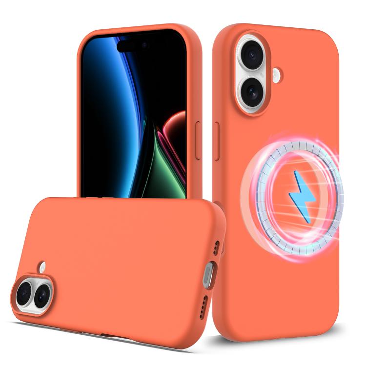 جراب هاتف ماج سيف من السيليكون المقاوم للصدمات، مناسب لأجهزة iPhone 16e وiPhone 16 Pro Max وiPhone 16 Pro وiPhone 16 Plus وiPhone 16