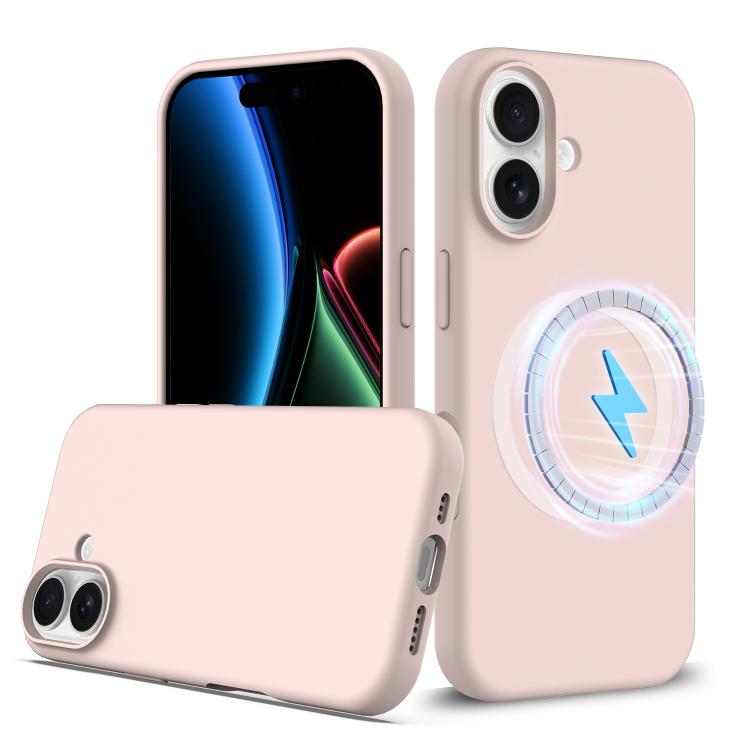 جراب هاتف ماج سيف من السيليكون المقاوم للصدمات، مناسب لأجهزة iPhone 16e وiPhone 16 Pro Max وiPhone 16 Pro وiPhone 16 Plus وiPhone 16