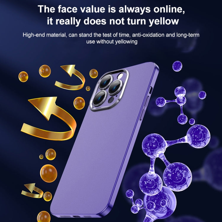 Frosted Metal Material Phone Case with Lens Protection, For iPhone 14, For iPhone 13 Pro Max, For iPhone 13 Pro, For iPhone 13, For iPhone 12, For iPhone 11