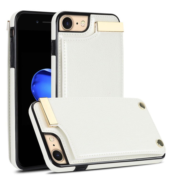 Metal Buckle Card Slots Phone Case, For iPhone 14 Pro, For iPhone 14 Pro Max, For iPhone SE 2022 / 2020 / 8 / 7, For iPhone 13 Pro Max, For iPhone 13 Pro, For iPhone 12 / 12 Pro, For iPhone 12 Pro Max, For iPhone 11 Pro Max