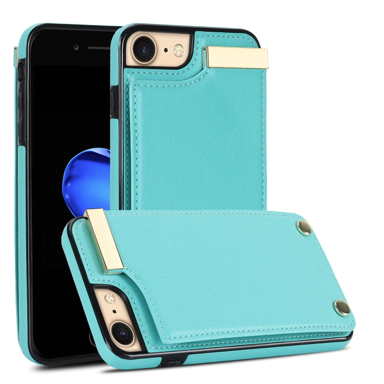 Metal Buckle Card Slots Phone Case, For iPhone 14 Pro, For iPhone 14 Pro Max, For iPhone SE 2022 / 2020 / 8 / 7, For iPhone 13 Pro Max, For iPhone 13 Pro, For iPhone 12 / 12 Pro, For iPhone 12 Pro Max, For iPhone 11 Pro Max