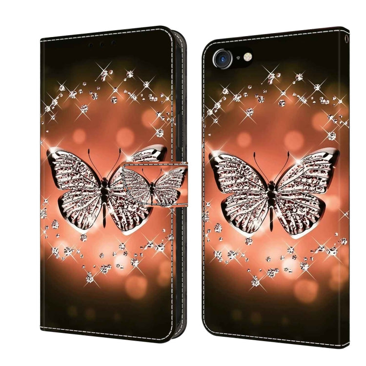 Crystal 3D Shockproof Protective Leather Phone Case, For iPhone 6 Plus / 7 Plus / 8 Plus, For iPhone 6 / 7