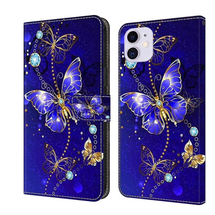 Crystal 3D Shockproof Protective Leather Phone Case, For iPhone 11 Pro Max, For iPhone 11