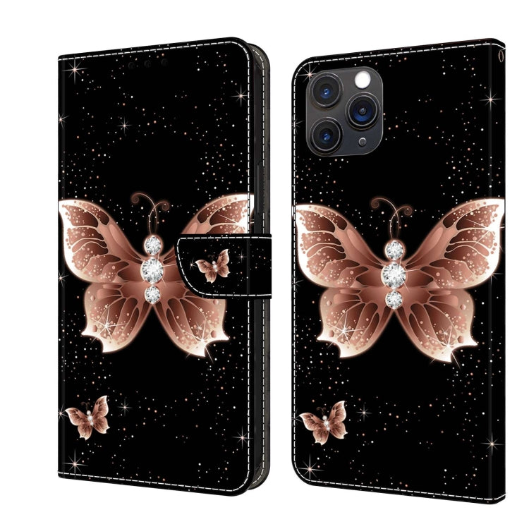 Crystal 3D Shockproof Protective Leather Phone Case, For iPhone 11 Pro Max, For iPhone 11