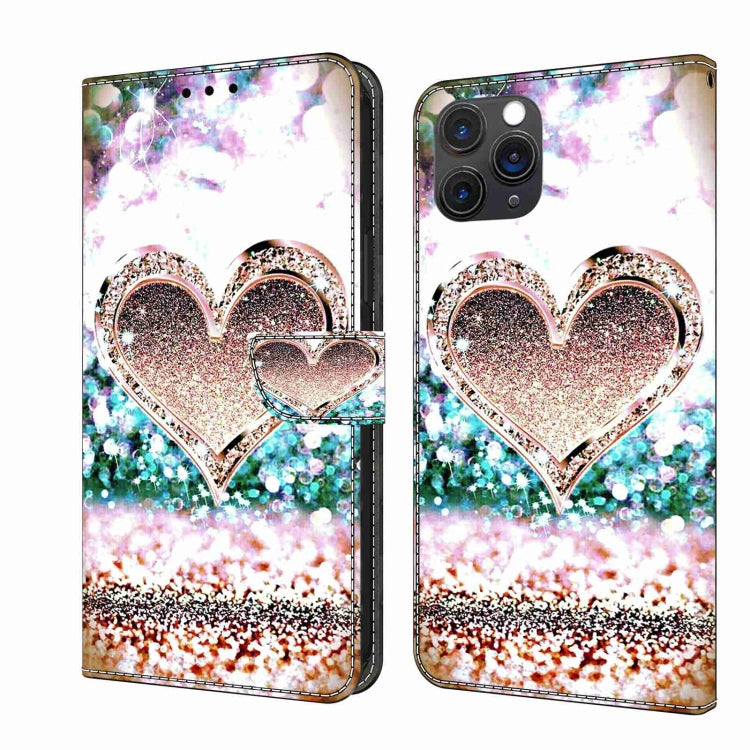 Crystal 3D Shockproof Protective Leather Phone Case, For iPhone 11 Pro Max, For iPhone 11