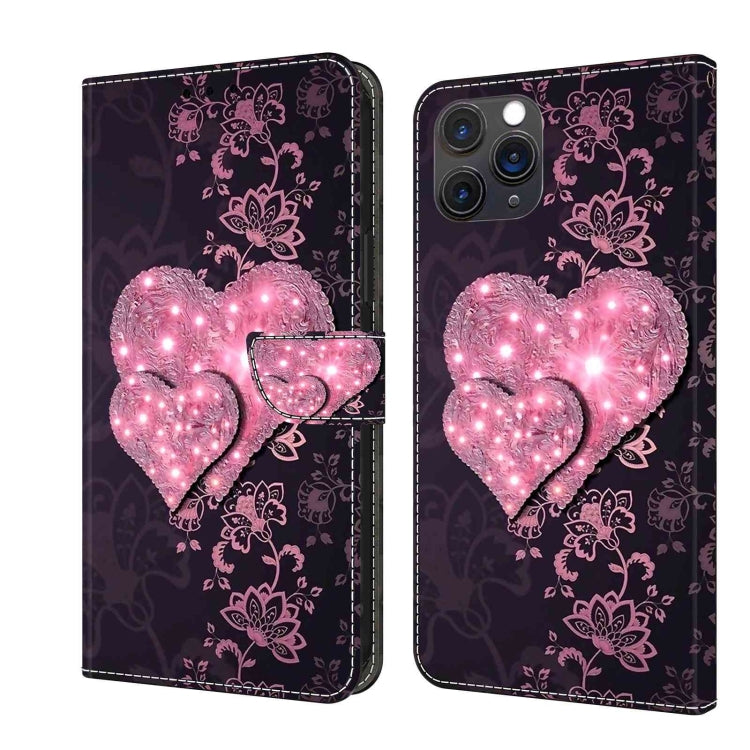 Crystal 3D Shockproof Protective Leather Phone Case, For iPhone 11 Pro Max, For iPhone 11