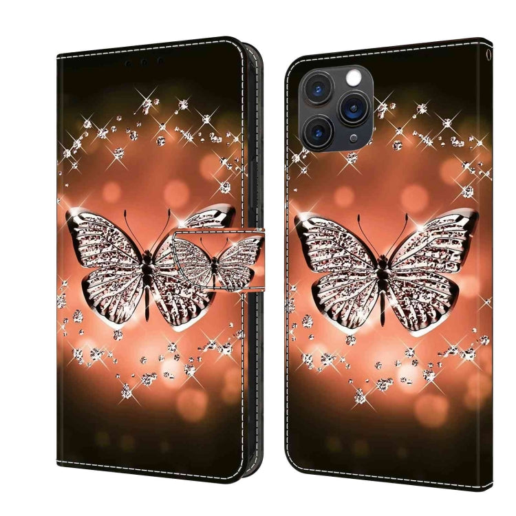 Crystal 3D Shockproof Protective Leather Phone Case, For iPhone 11 Pro Max, For iPhone 11
