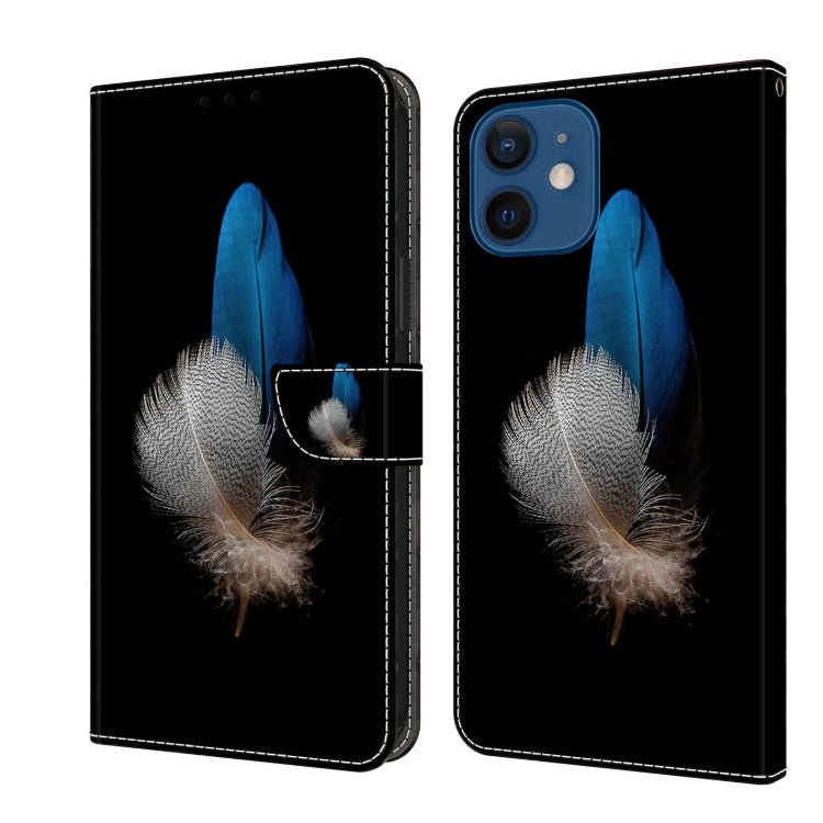Crystal 3D Shockproof Protective Leather Phone Case, For iPhone 12 mini / 13 mini, For iPhone 12 / 12 Pro