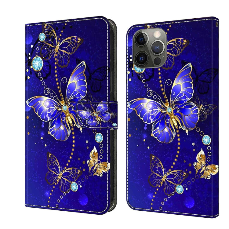 Crystal 3D Shockproof Protective Leather Phone Case, For iPhone 12 mini / 13 mini, For iPhone 12 / 12 Pro