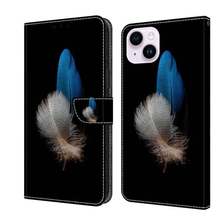 Crystal 3D Shockproof Protective Leather Phone Case, For iPhone 14 Plus, For iPhone 15 Pro Max