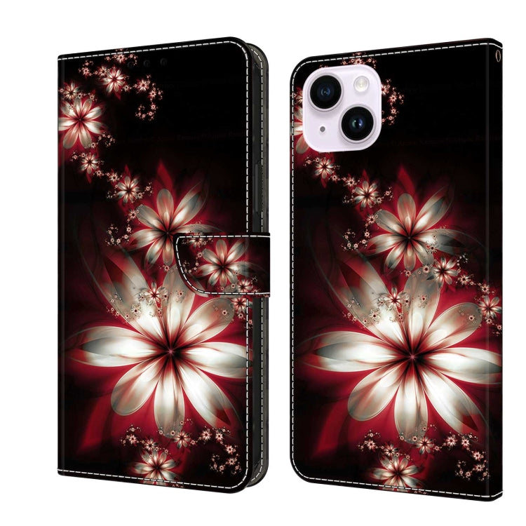 Crystal 3D Shockproof Protective Leather Phone Case, For iPhone 14 Plus, For iPhone 15 Pro Max