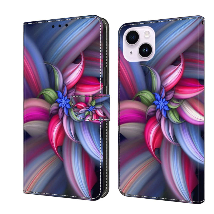 Crystal 3D Shockproof Protective Leather Phone Case, For iPhone 14 Plus, For iPhone 15 Pro Max