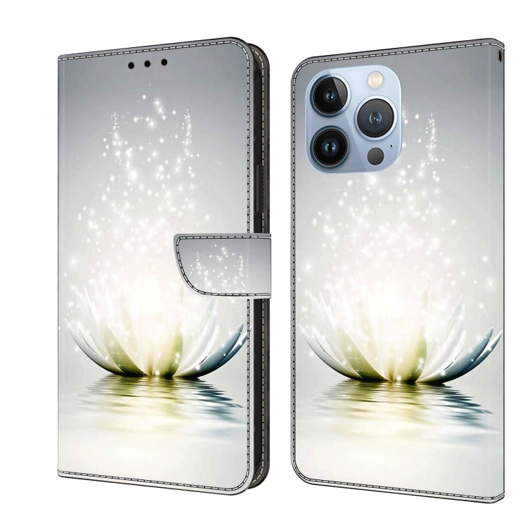 Crystal 3D Shockproof Protective Leather Phone Case, For iPhone 14 Pro Max, For iPhone 15