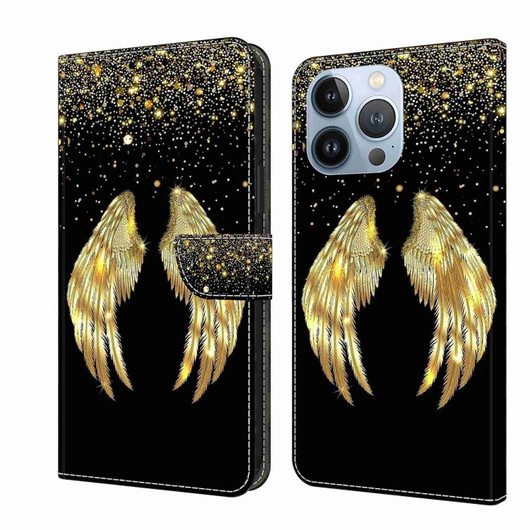 Crystal 3D Shockproof Protective Leather Phone Case, For iPhone 14 Pro Max, For iPhone 15