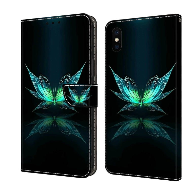 Crystal 3D Shockproof Protective Leather Phone Case, For iPhone 11 Pro, For iPhone X / XS