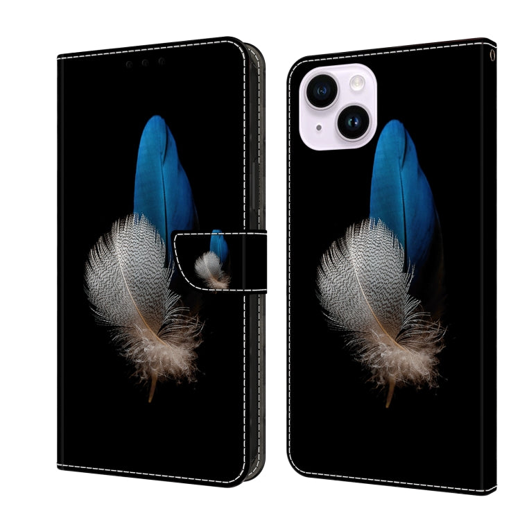 Crystal 3D Shockproof Protective Leather Phone Case, For iPhone 15 Plus, For iPhone 14 Pro