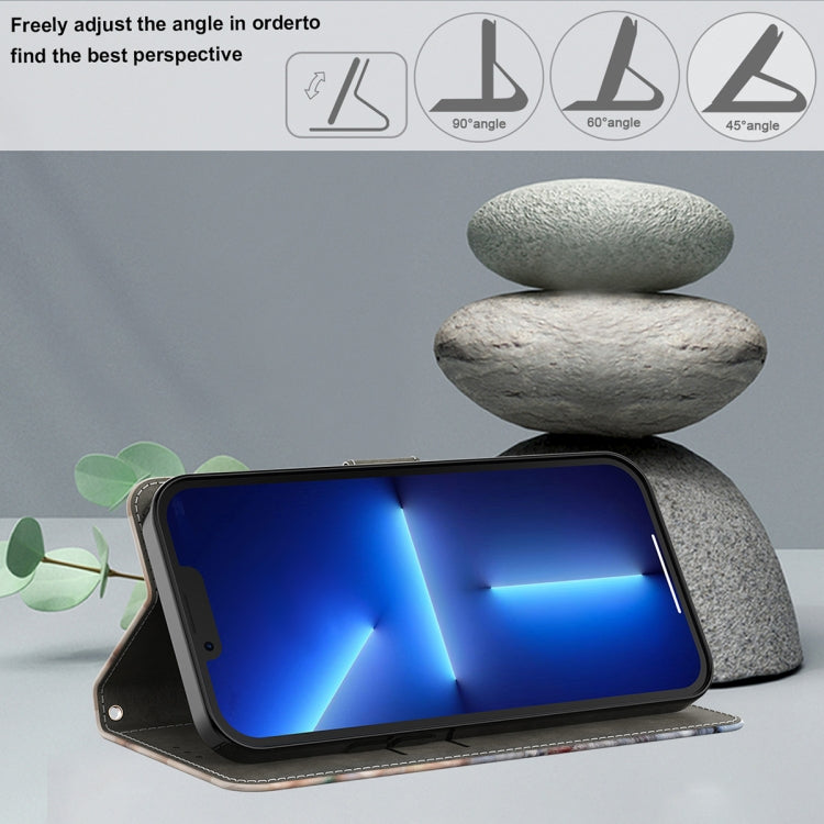 Crystal 3D Shockproof Protective Leather Phone Case, For iPhone 15 Pro, For iPhone 13 / 14