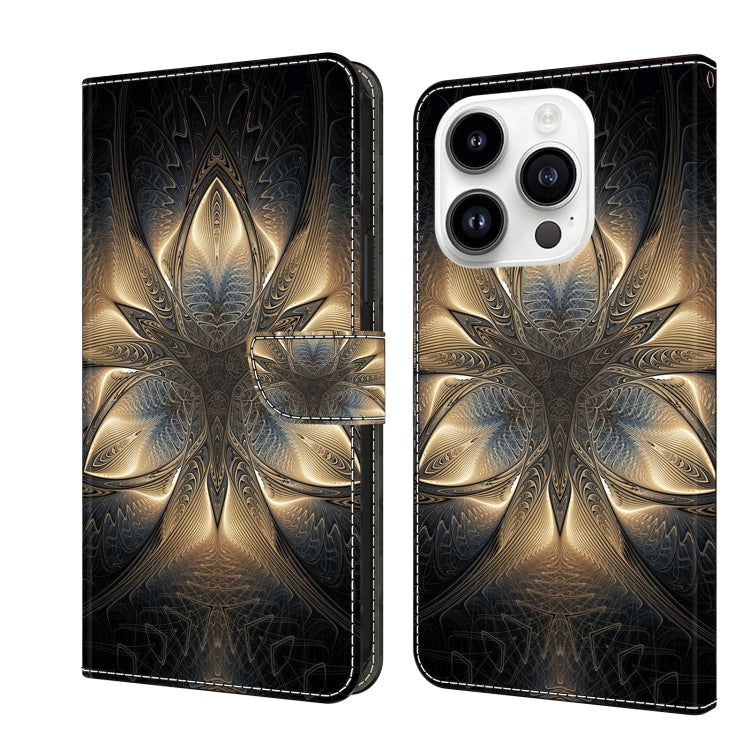 Crystal 3D Shockproof Protective Leather Phone Case, For iPhone 15 Pro, For iPhone 13 / 14