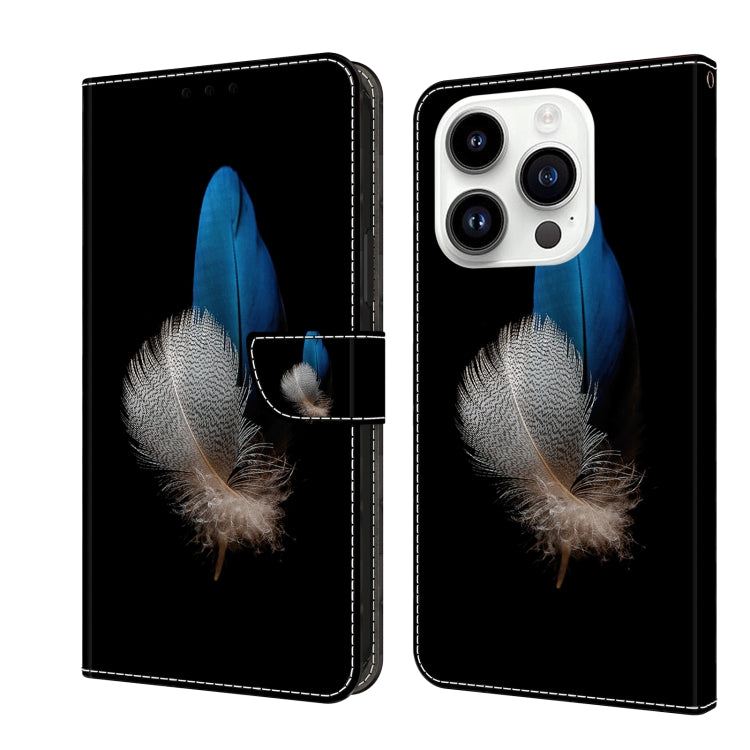 Crystal 3D Shockproof Protective Leather Phone Case, For iPhone 15 Pro, For iPhone 13 / 14