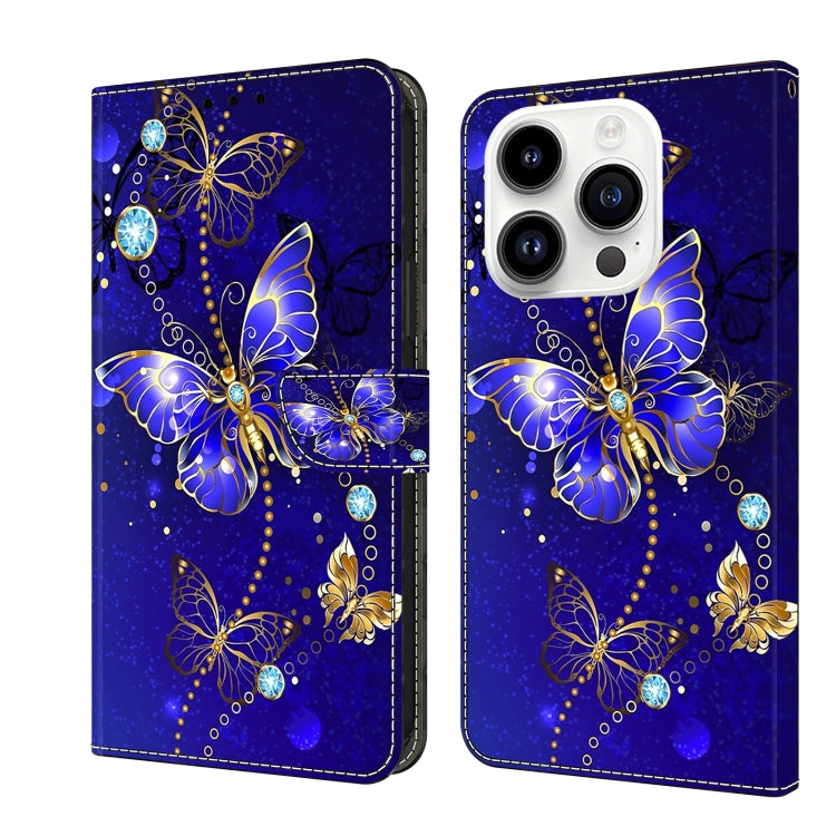 Crystal 3D Shockproof Protective Leather Phone Case, For iPhone 15 Pro, For iPhone 13 / 14