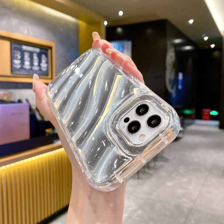 جراب هاتف TPU بموجات الترتر بالليزر، مناسب لآيفون 11، وآيفون 11 برو، وآيفون X / XS، وآيفون XR، وآيفون XS Max، وآيفون 8 بلس / 7 بلس