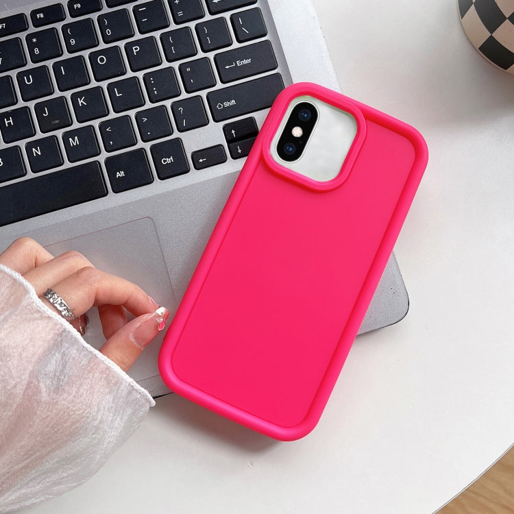 جراب هاتف TPU مقاوم للصدمات بإطار غير لامع، مناسب لأجهزة iPhone X / XS، iPhone XR، iPhone XS Max، iPhone 8 Plus / 7 Plus