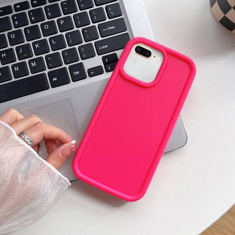 جراب هاتف TPU مقاوم للصدمات بإطار غير لامع، مناسب لأجهزة iPhone X / XS، iPhone XR، iPhone XS Max، iPhone 8 Plus / 7 Plus