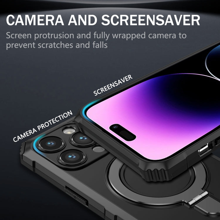 MagSafe Magnetic Holder Phone Case, For iPhone 15 Pro Max, For iPhone 15 Pro, For iPhone 15 Plus, For iPhone 15, For iPhone 14 Plus, For iPhone 14, For iPhone 14 Pro, For iPhone 14 Pro Max