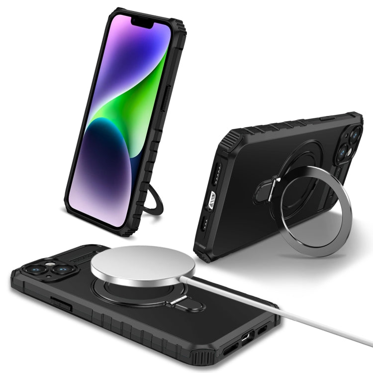 MagSafe Magnetic Holder Phone Case, For iPhone 15 Pro Max, For iPhone 15 Pro, For iPhone 15 Plus, For iPhone 15, For iPhone 14 Plus, For iPhone 14, For iPhone 14 Pro, For iPhone 14 Pro Max