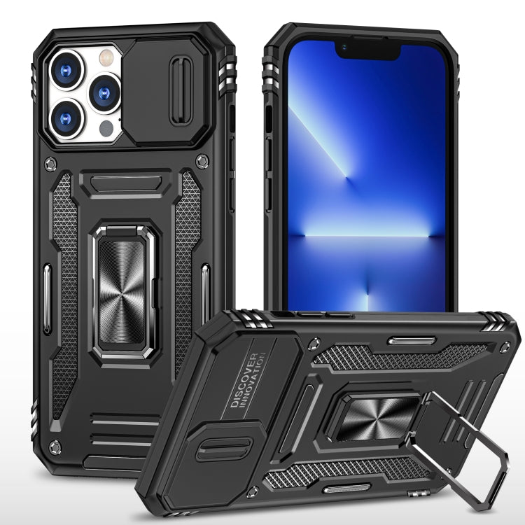 Armor PC + TPU Camera Shield Phone Case, For iPhone 16, For iPhone 15 Pro Max, For iPhone 15 Pro, For iPhone 15 Plus, For iPhone 15