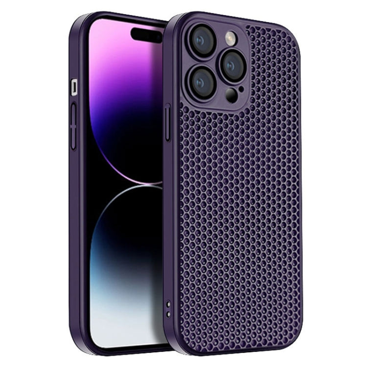 جراب هاتف كمبيوتر شخصي مشع على شكل قرص العسل، مناسب لأجهزة iPhone 14 Plus وiPhone 14 وiPhone 14 Pro وiPhone 14 Pro Max وiPhone 13 Pro Max وiPhone 13 Pro