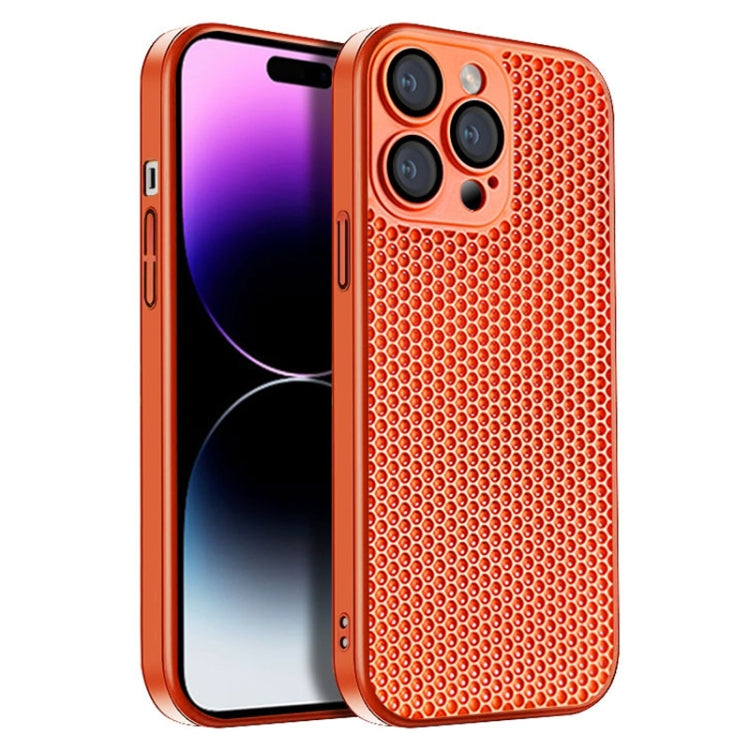 جراب هاتف كمبيوتر شخصي مشع على شكل قرص العسل، مناسب لأجهزة iPhone 14 Plus وiPhone 14 وiPhone 14 Pro وiPhone 14 Pro Max وiPhone 13 Pro Max وiPhone 13 Pro