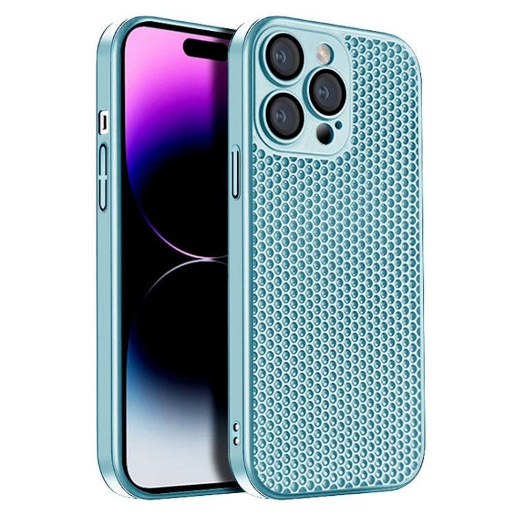 جراب هاتف كمبيوتر شخصي مشع على شكل قرص العسل، مناسب لأجهزة iPhone 14 Plus وiPhone 14 وiPhone 14 Pro وiPhone 14 Pro Max وiPhone 13 Pro Max وiPhone 13 Pro