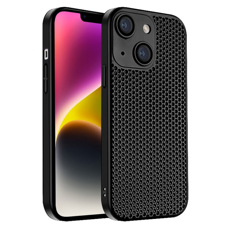 جراب هاتف كمبيوتر شخصي مشع على شكل قرص العسل، مناسب لأجهزة iPhone 14 Plus وiPhone 14 وiPhone 14 Pro وiPhone 14 Pro Max وiPhone 13 Pro Max وiPhone 13 Pro