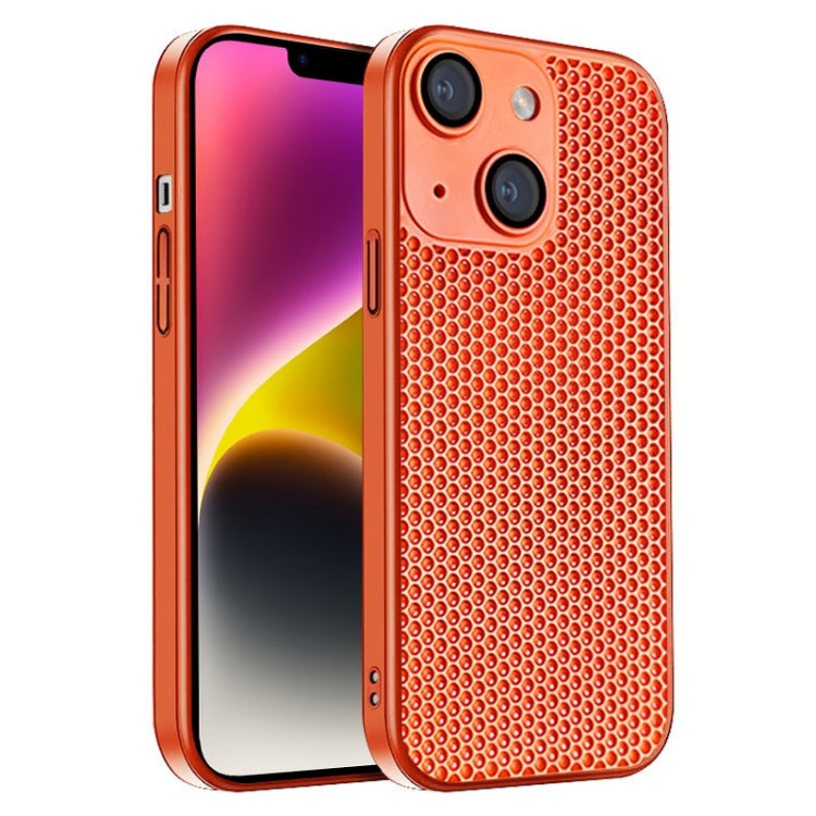 جراب هاتف كمبيوتر شخصي مشع على شكل قرص العسل، مناسب لأجهزة iPhone 14 Plus وiPhone 14 وiPhone 14 Pro وiPhone 14 Pro Max وiPhone 13 Pro Max وiPhone 13 Pro