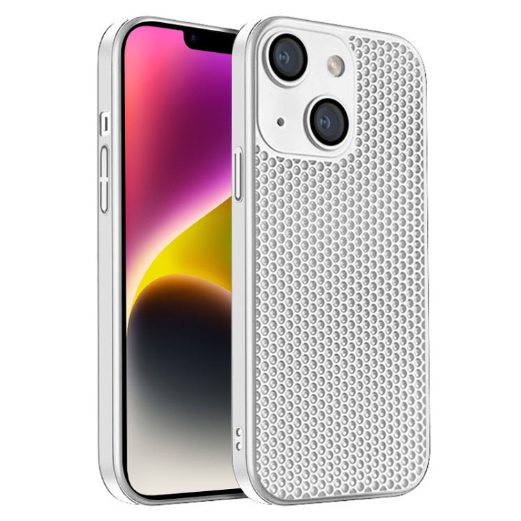 جراب هاتف كمبيوتر شخصي مشع على شكل قرص العسل، مناسب لأجهزة iPhone 14 Plus وiPhone 14 وiPhone 14 Pro وiPhone 14 Pro Max وiPhone 13 Pro Max وiPhone 13 Pro