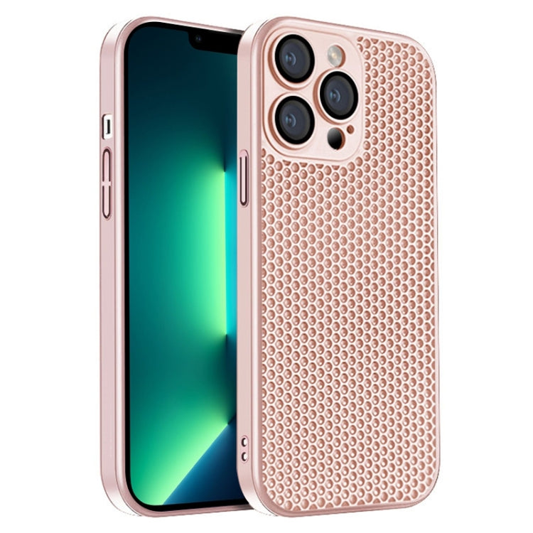 جراب هاتف كمبيوتر شخصي مشع على شكل قرص العسل، مناسب لأجهزة iPhone 14 Plus وiPhone 14 وiPhone 14 Pro وiPhone 14 Pro Max وiPhone 13 Pro Max وiPhone 13 Pro