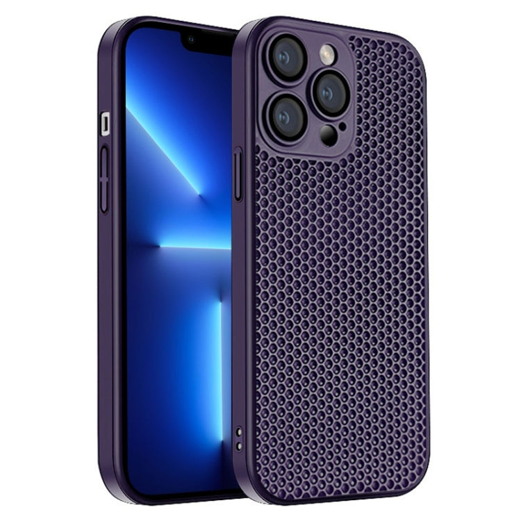 جراب هاتف كمبيوتر شخصي مشع على شكل قرص العسل، مناسب لأجهزة iPhone 14 Plus وiPhone 14 وiPhone 14 Pro وiPhone 14 Pro Max وiPhone 13 Pro Max وiPhone 13 Pro