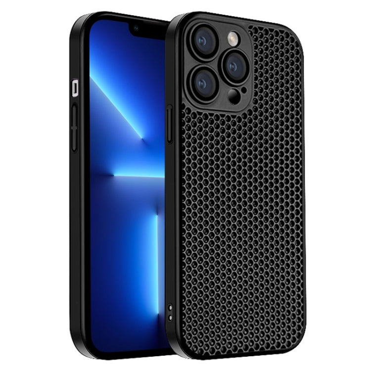 جراب هاتف كمبيوتر شخصي مشع على شكل قرص العسل، مناسب لأجهزة iPhone 14 Plus وiPhone 14 وiPhone 14 Pro وiPhone 14 Pro Max وiPhone 13 Pro Max وiPhone 13 Pro