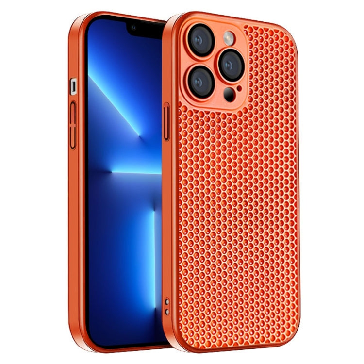 جراب هاتف كمبيوتر شخصي مشع على شكل قرص العسل، مناسب لأجهزة iPhone 14 Plus وiPhone 14 وiPhone 14 Pro وiPhone 14 Pro Max وiPhone 13 Pro Max وiPhone 13 Pro