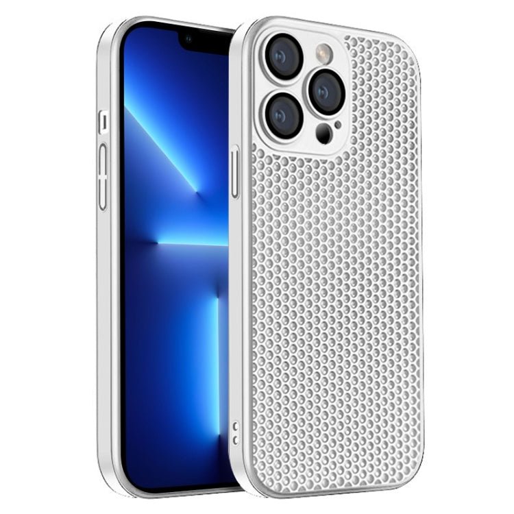 جراب هاتف كمبيوتر شخصي مشع على شكل قرص العسل، مناسب لأجهزة iPhone 14 Plus وiPhone 14 وiPhone 14 Pro وiPhone 14 Pro Max وiPhone 13 Pro Max وiPhone 13 Pro