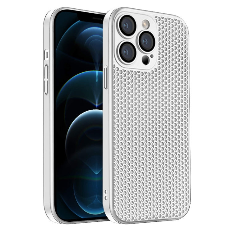 جراب هاتف كمبيوتر شخصي مشع على شكل قرص العسل، مناسب لأجهزة iPhone 13 وiPhone 12 وiPhone 12 Pro Max وiPhone 12 Pro وiPhone 11 Pro Max وiPhone 11