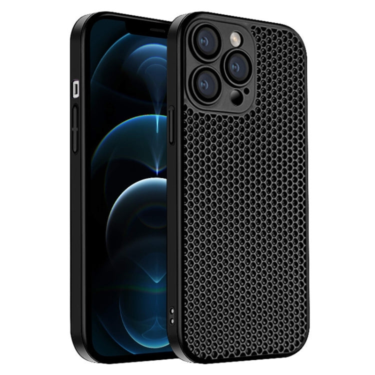 جراب هاتف كمبيوتر شخصي مشع على شكل قرص العسل، مناسب لأجهزة iPhone 13 وiPhone 12 وiPhone 12 Pro Max وiPhone 12 Pro وiPhone 11 Pro Max وiPhone 11