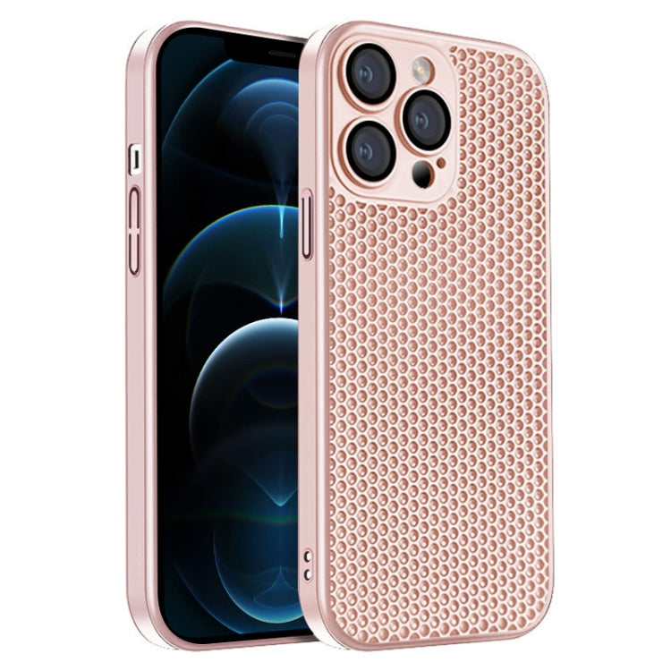 جراب هاتف كمبيوتر شخصي مشع على شكل قرص العسل، مناسب لأجهزة iPhone 13 وiPhone 12 وiPhone 12 Pro Max وiPhone 12 Pro وiPhone 11 Pro Max وiPhone 11